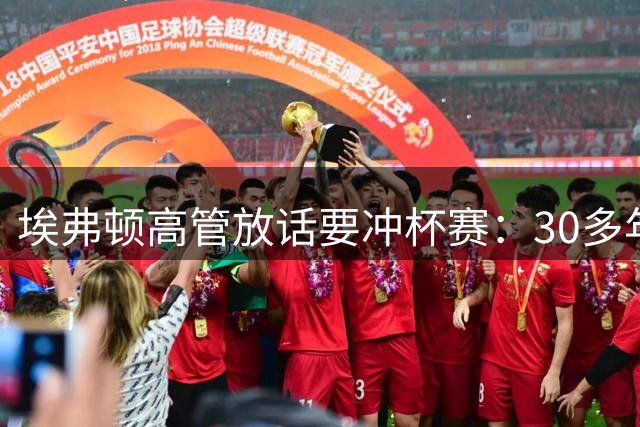 埃弗顿高管放话要冲杯赛：30多年无冠，球迷需要的不只是活着